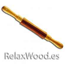 Grooved Roller for wood therapy treatments
